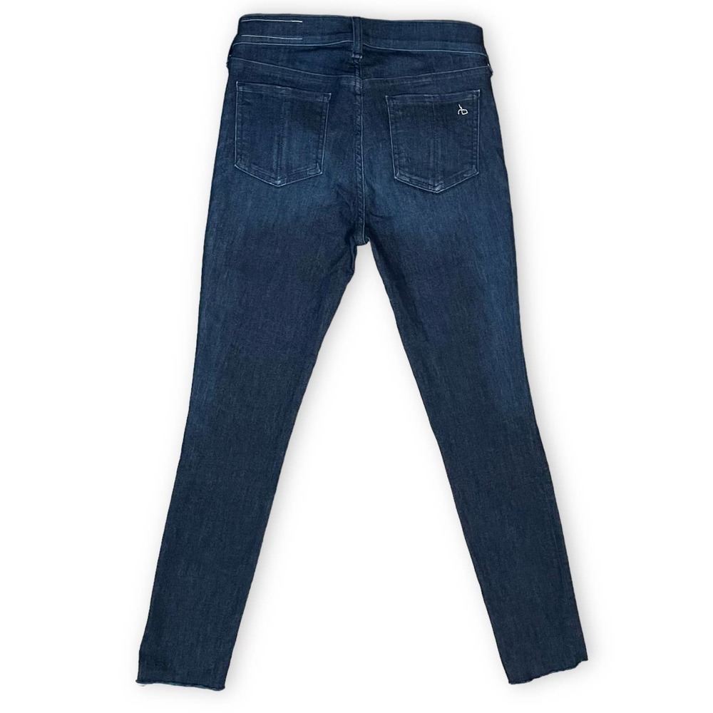 Rag & Bone Mid-Rise Skinny Leg with Raw Hem Jeans Women’s Size 27 - Picture 5 of 10